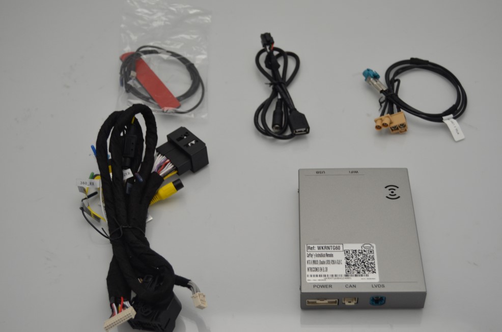 Kit Car-Play Wireless + Android Auto + USB Multimedia Mercedes MBUX NTG6.1 (Pantalla 7" Táctil)