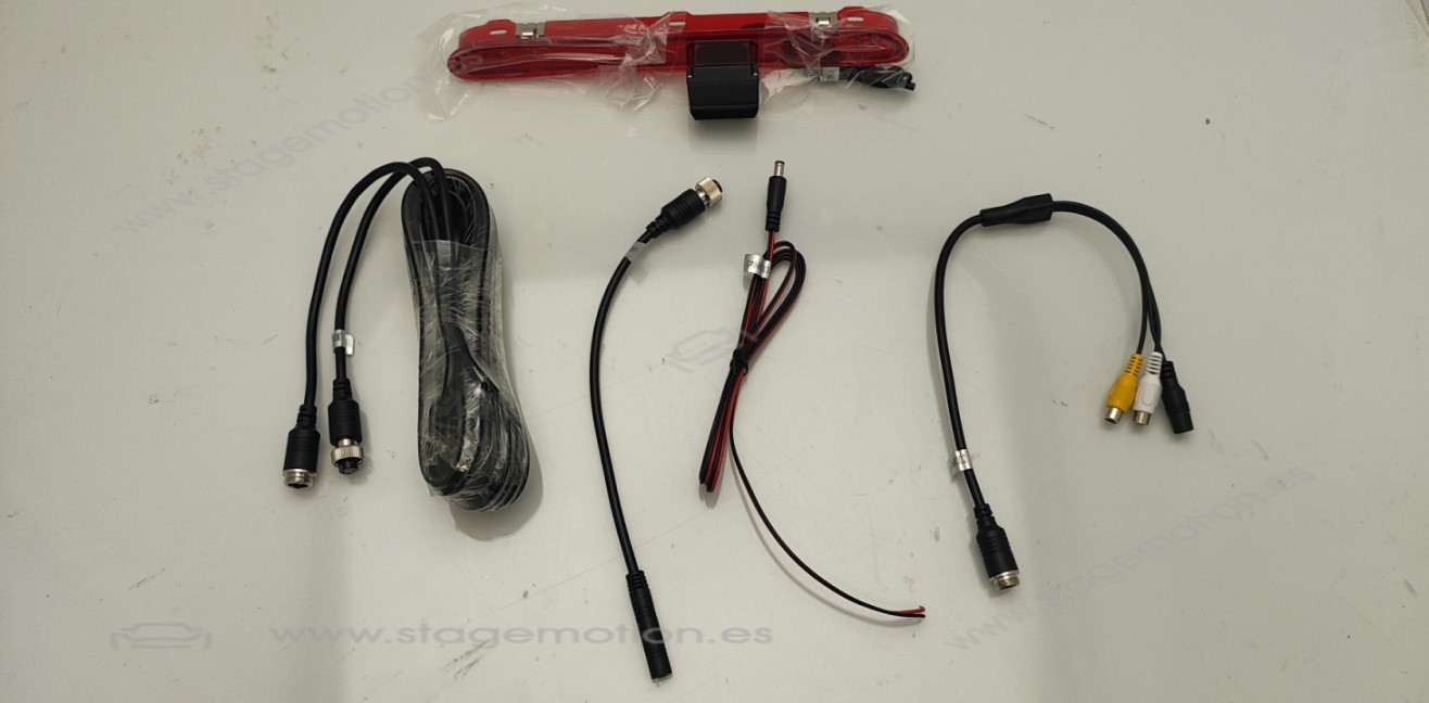 Cámara Trasera RCA (3ª Luz Freno) para Peugeot Expert, Citroën SpaceTourer y Toyota ProAce