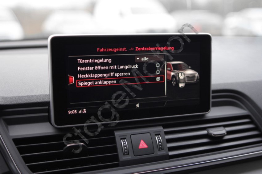 Set completo de retrovisores exteriores plegables para Audi Q5 FY