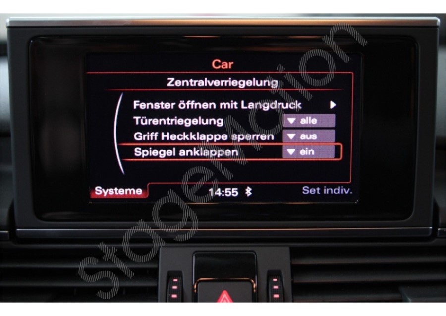 Juego completo de retrovisores exteriores abatibles para Audi A7 4G